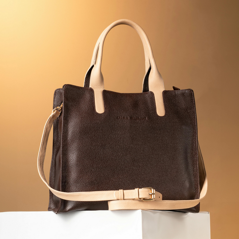 Textured Leather Bag